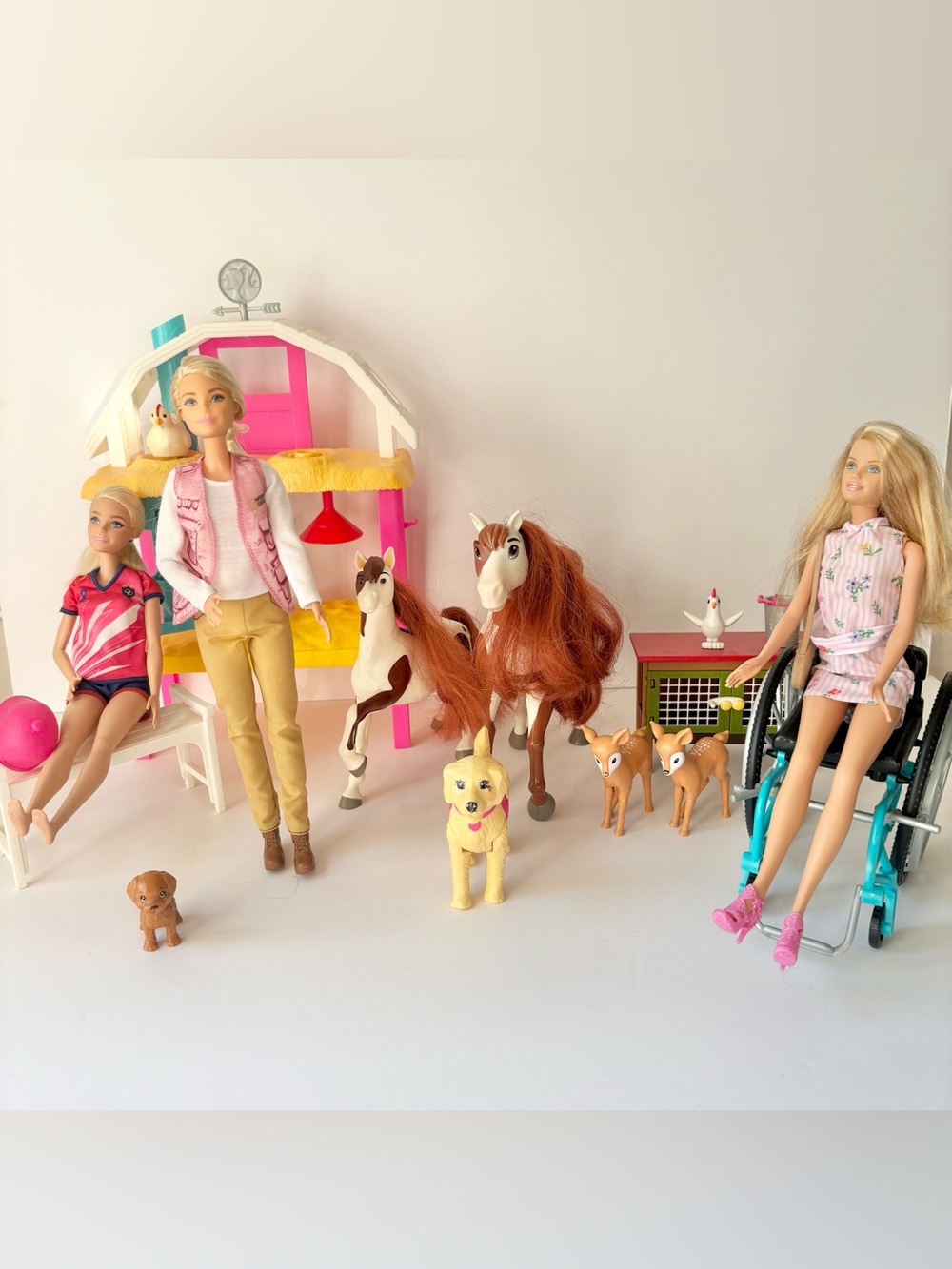 Barbie Farm Dolls Animals Accessories Lot